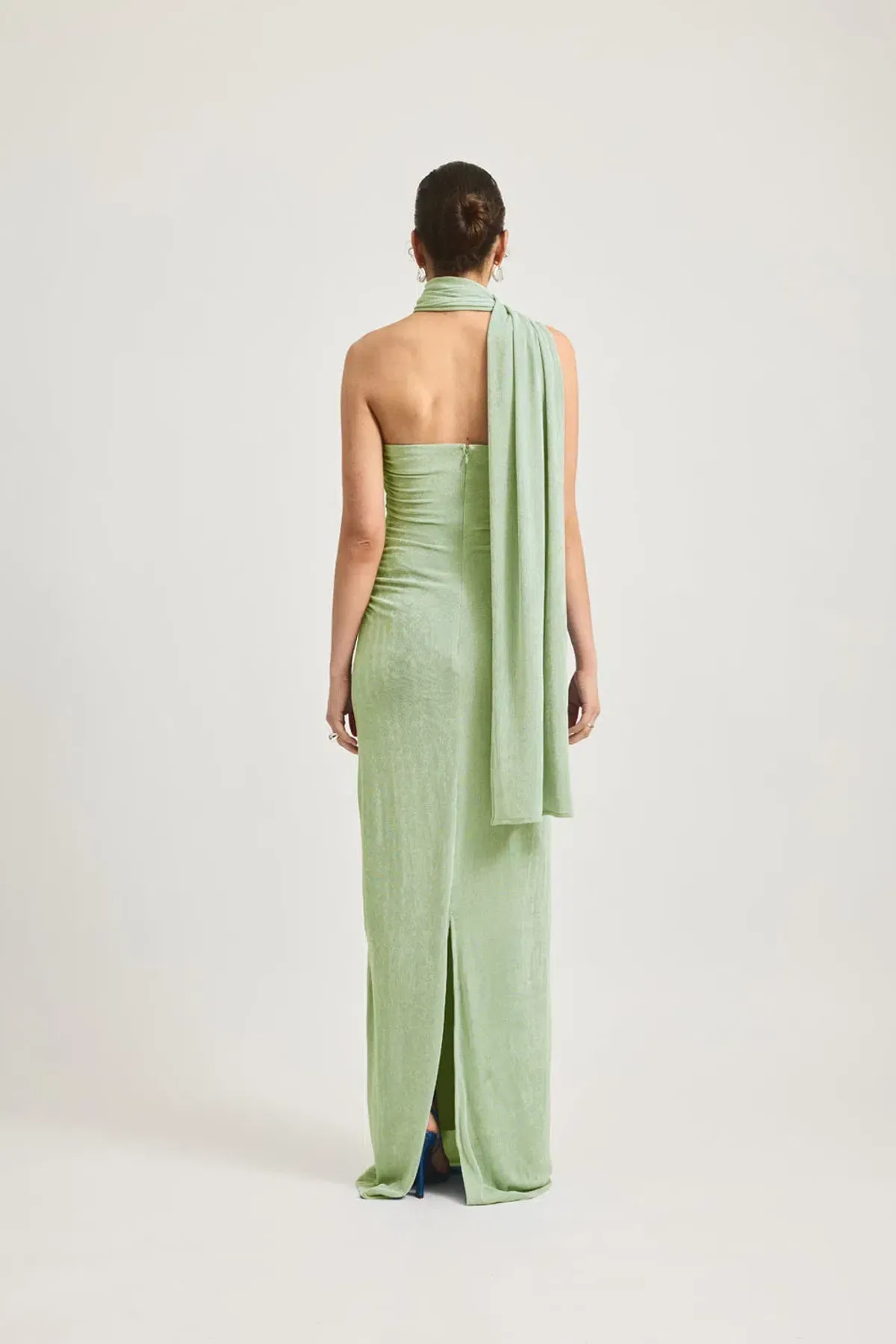 Tojha Iesha Dress Matcha Green Maxi Size AU 6 - Image 3