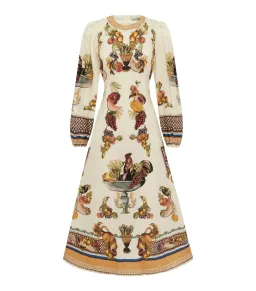 Alemais Mercado Midi Dress Print Size AU 10 for rent on The Volte - image 4