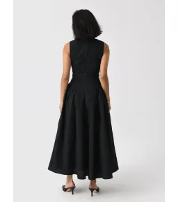 Rachel Gilbert Sophia Midi Dress Black Size AU 10 for rent on The Volte - image 3