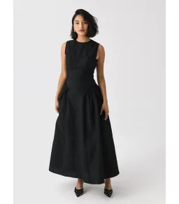 Rachel Gilbert Sophia Midi Dress Black Size AU 10 for rent on The Volte - image 1