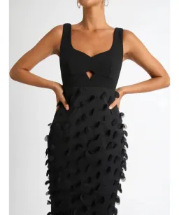 Sheike Imani Maxi Dress Black Size AU 12 for rent on The Volte - image 3
