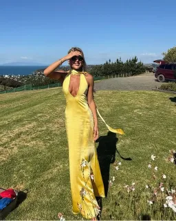 I AM DELILAH Margot Maxi Daffodil Size AU 8 for rent on The Volte - image 1