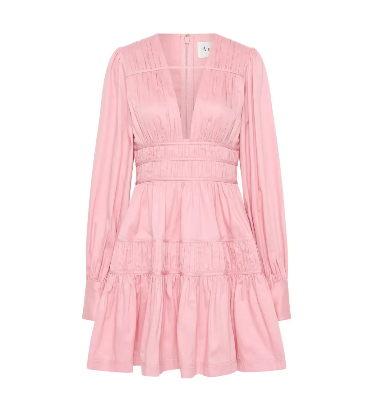 Aje Fallingwater Gathered Mini in Pink Size S / AU 8 - Image 5