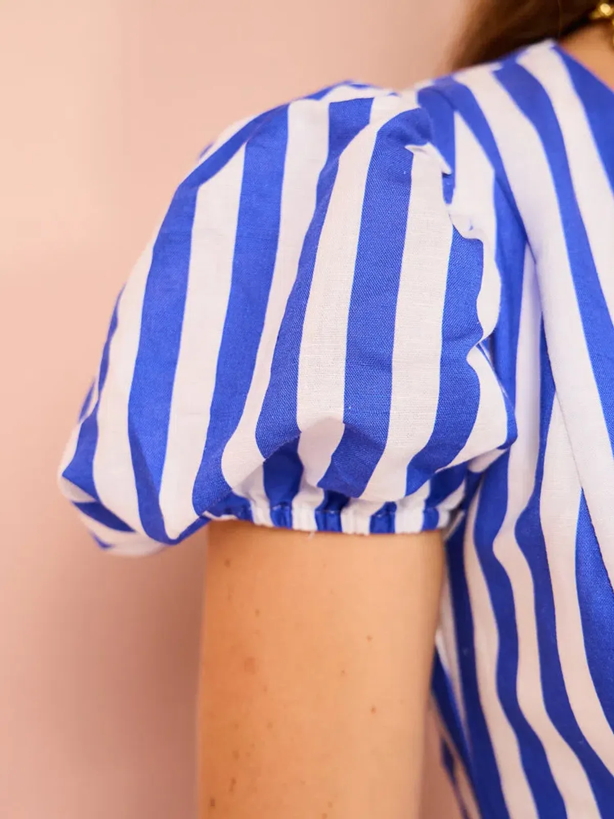 By Nicola S/S Wavy Maxi Dress in Stripe Size AU 14 - Image 6