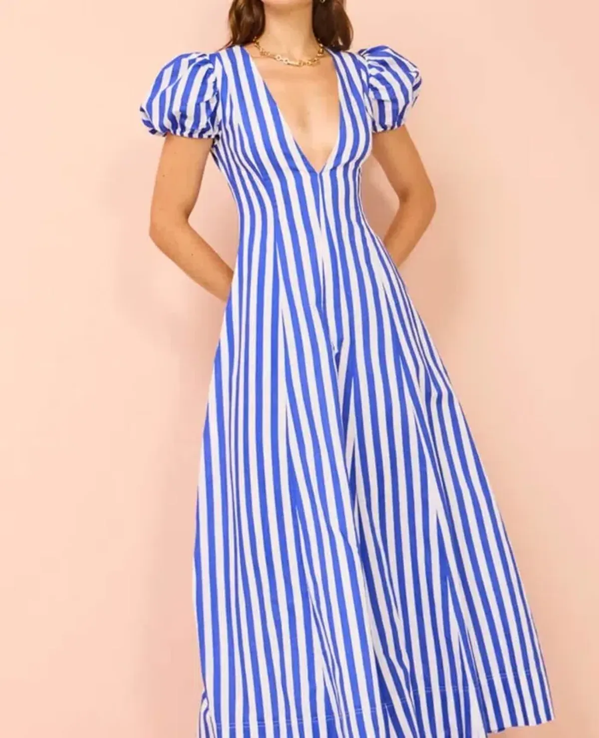 By Nicola S/S Wavy Maxi Dress in Stripe Size AU 14 - Image 3