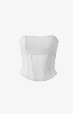Viktoria Woods Rome Bustier White Size 1/aU 8 for rent on The Volte - image 4