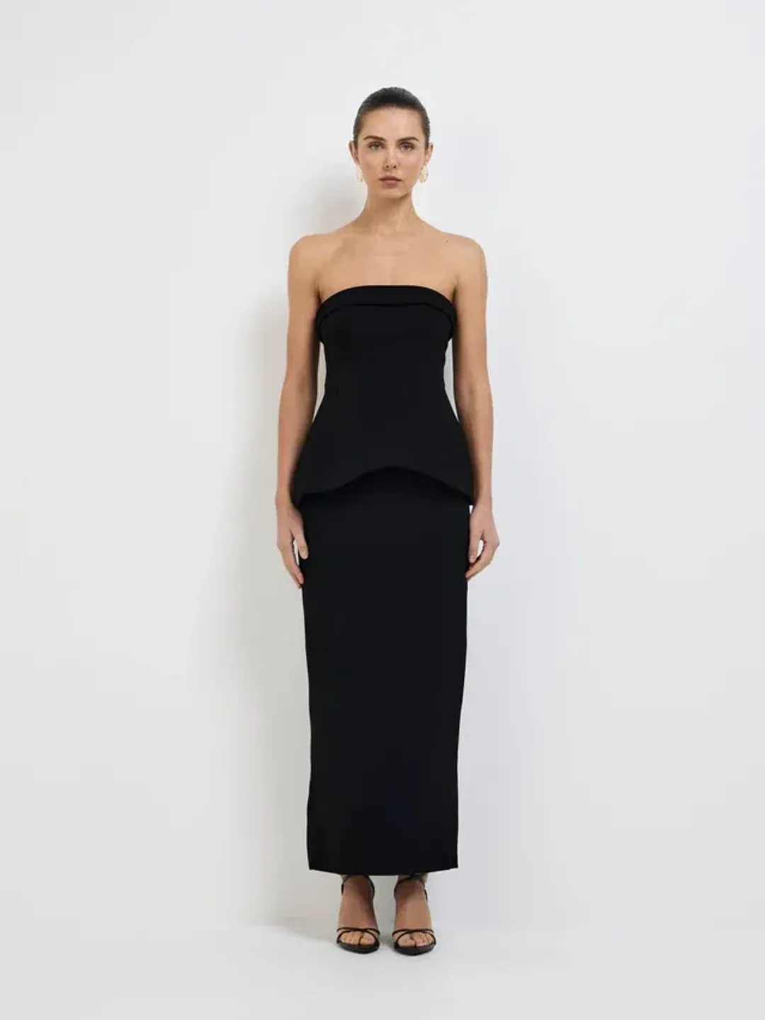 Sheike Estella Gown Black Size 12 for rent on The Volte - main image