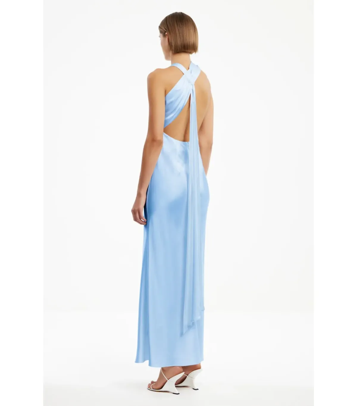 Significant Other Annabel Maxi Dress Ice Blue Size AU 8 - Image 3