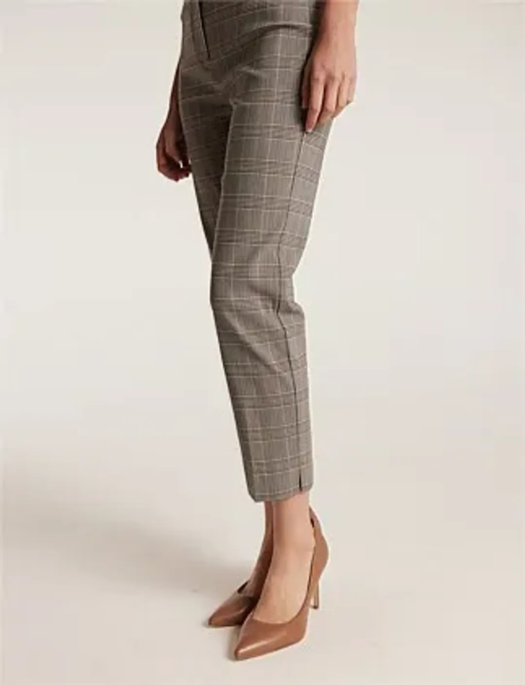 Perri Cutten Roman Pants Tan One Size for rent on The Volte - main image