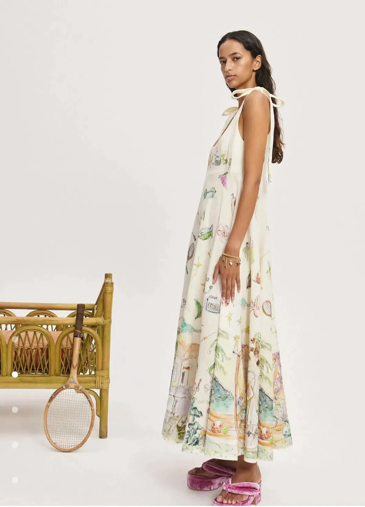 Alemais Anouk Ballet Sundress Print Size 10 - Image 2