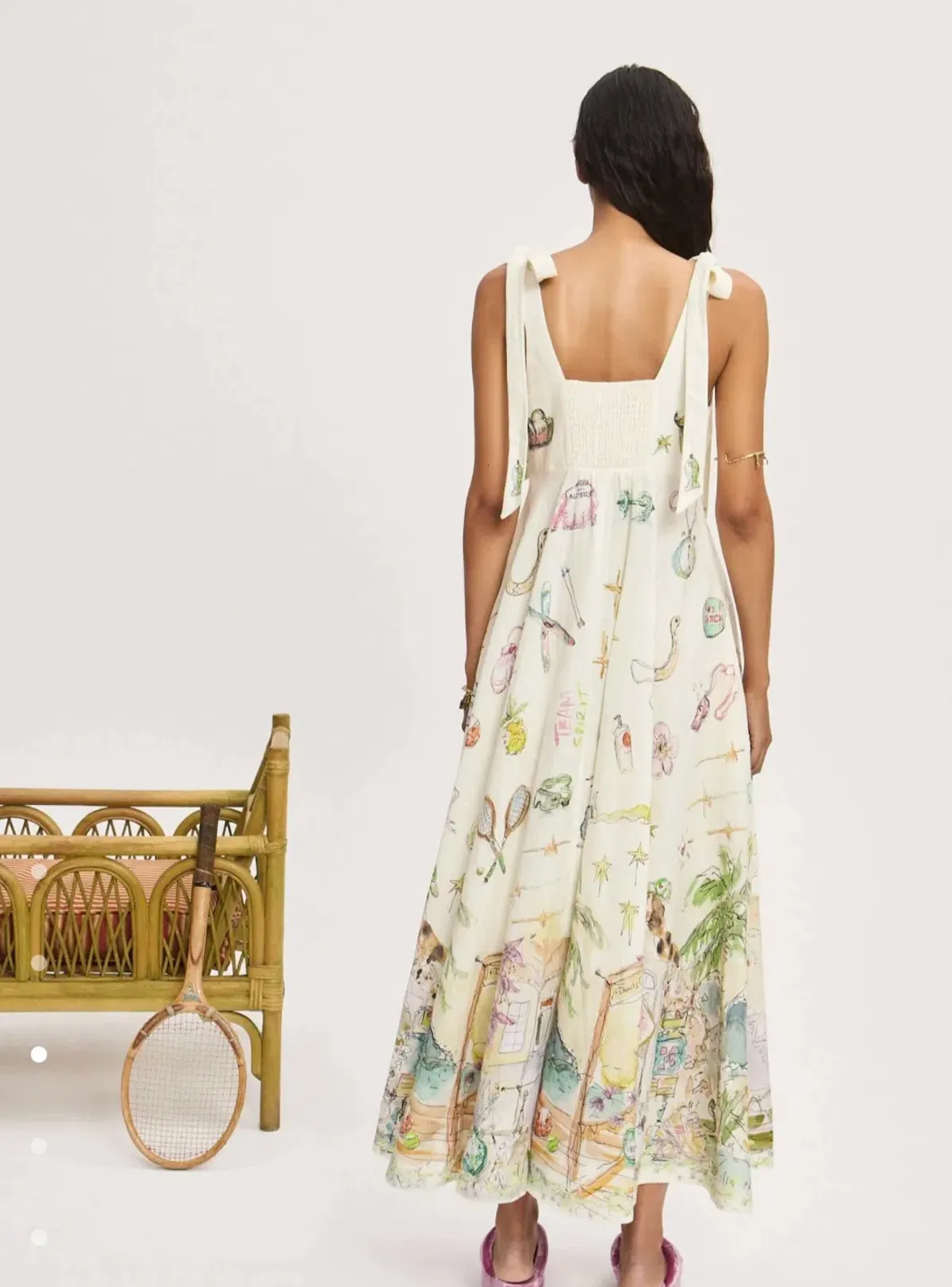 Alemais Anouk Ballet Sundress Print Size 10 - Image 3