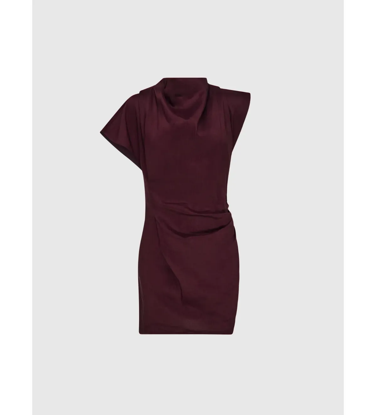 Sheike Paris Nights Mini Dress Burgundy Size AU 18 - Image 5