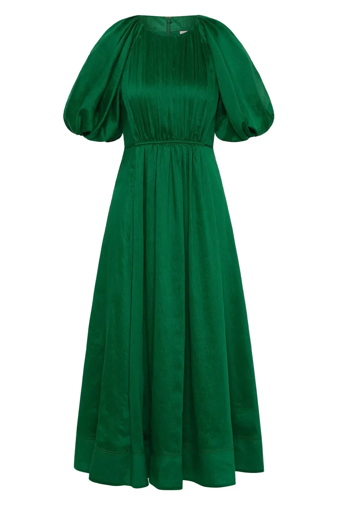 Aje Alma Midi Dress Emerald Sapphire Size 10 for rent on The Volte - main image