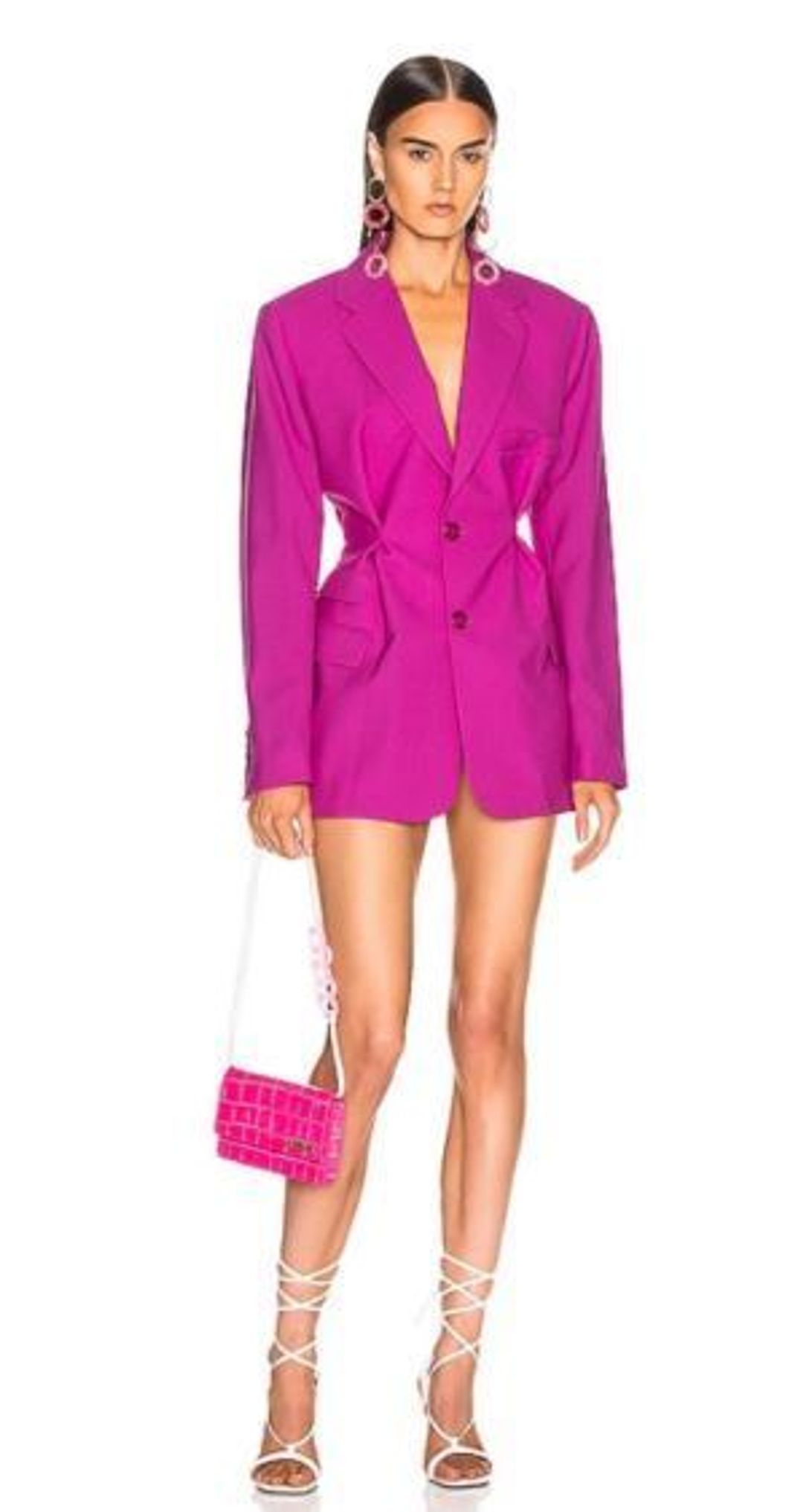 JACQUEMUS Raffaella Jacket dress size 8 for rent on The Volte - main image