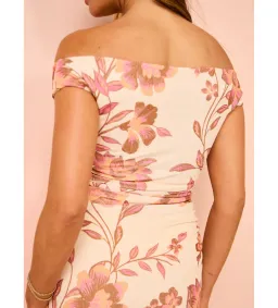 Ownley Ines Midi Dress Vanilla Floral Size XS/AU 6 for rent on The Volte - image 6