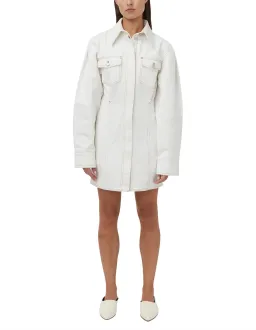 Camilla and Marc Malena Mini Dress White Denim Size 10 for rent on The Volte - image 1