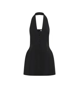 Camilla and Marc Petra Halterneck Mini Dress Black Size 10 for rent on The Volte - image 7