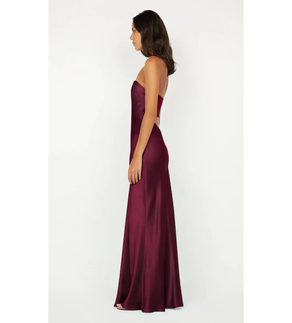 Bec and Bridge Cinder Strapless Maxi Dress in Plum Size S / AU 8 - Image 3