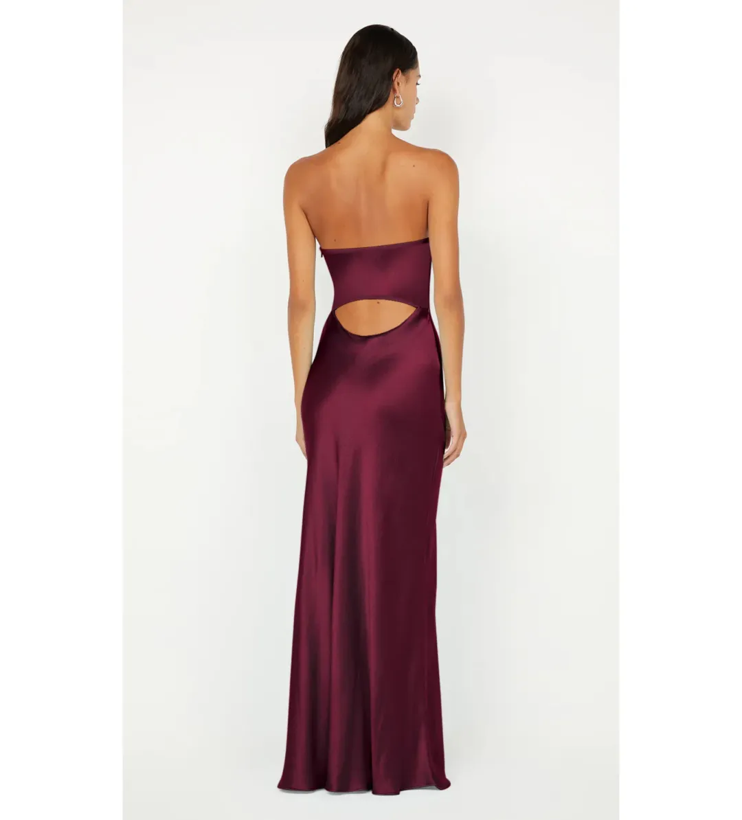 Bec and Bridge Cinder Strapless Maxi Dress in Plum Size S / AU 8 for rent on The Volte - main image