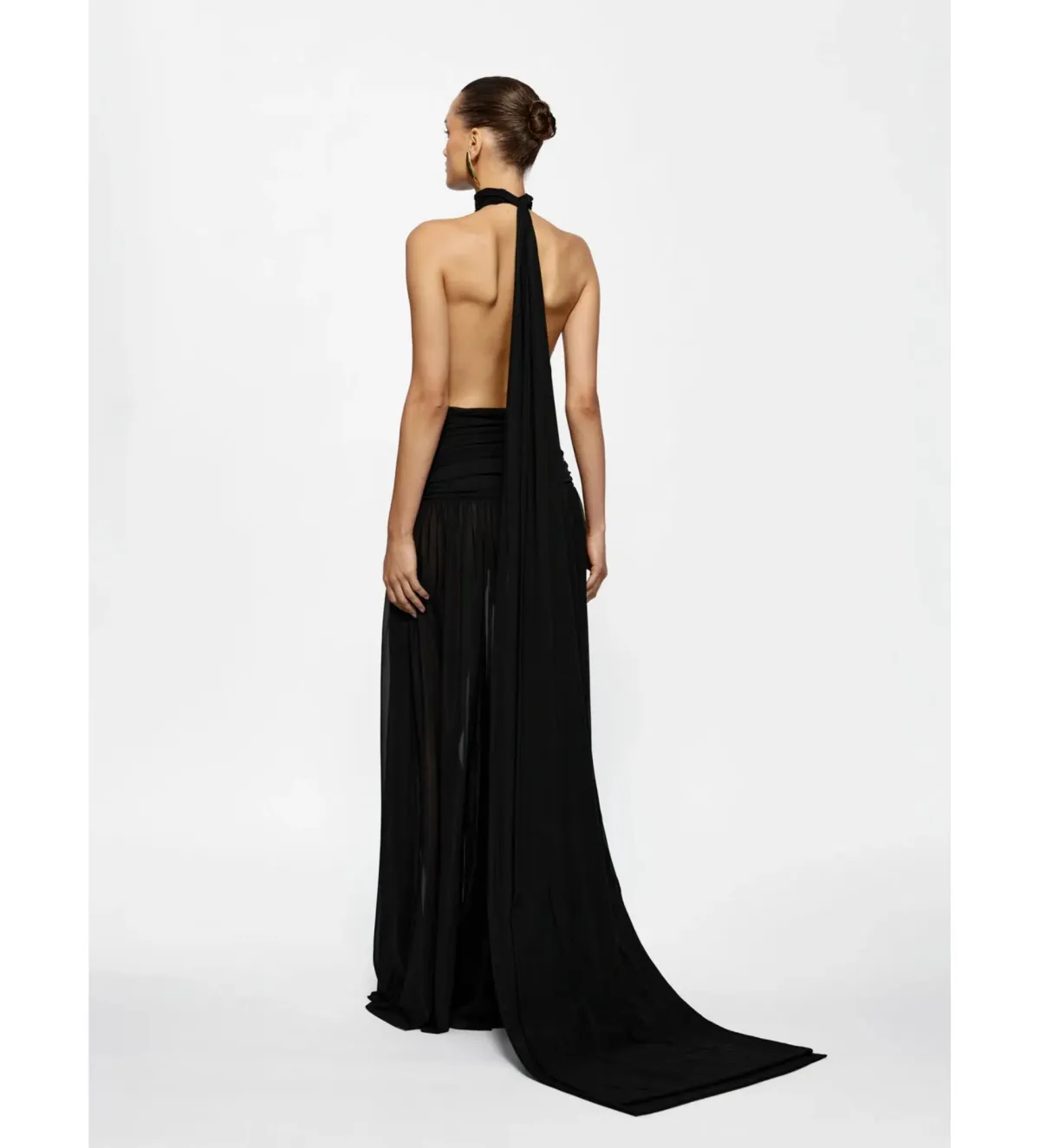 Effie Kats Verity Maxi Gown in Black Size 8 - Image 3