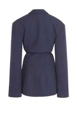 Jacquemus Arles Cutout Woven Mini Dress for rent on The Volte - image 4
