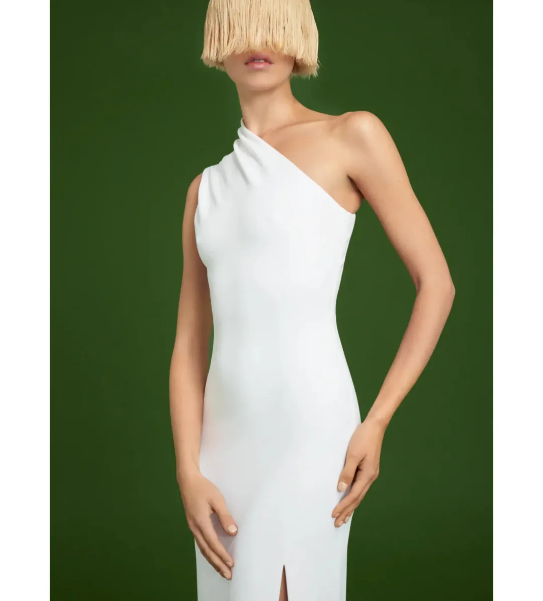 Solace London Averie Maxi Dress Cream Size AU 8 for rent on The Volte - main image