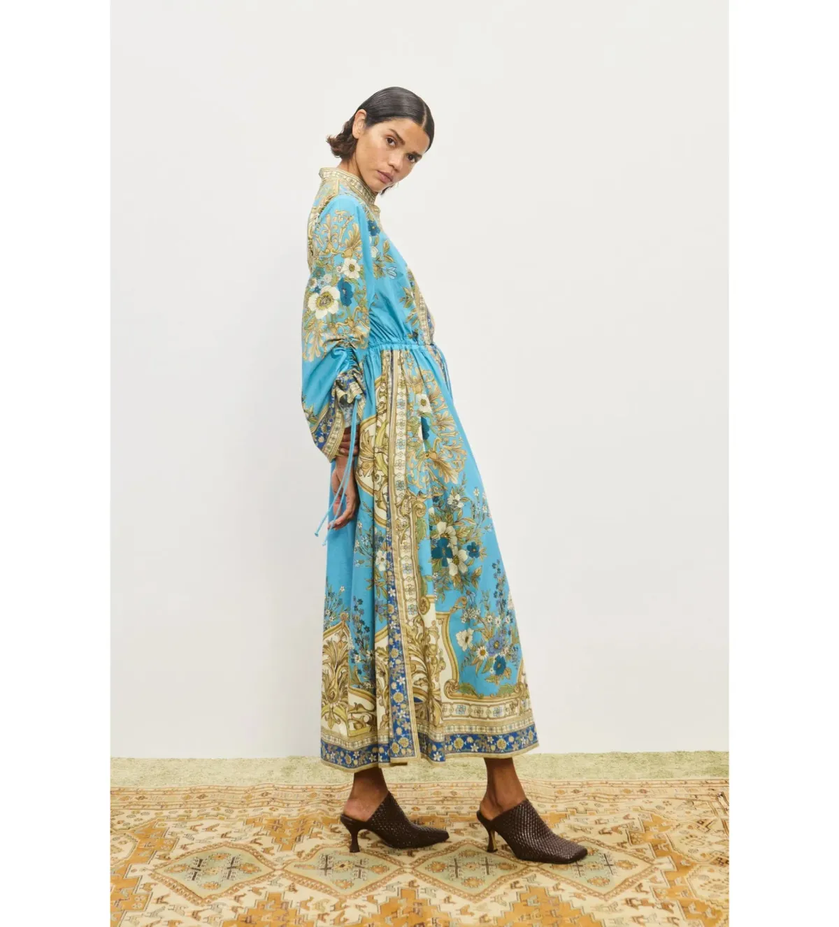 Alemais Cassie Pool Midi Dress Multi Size 10 - Image 3