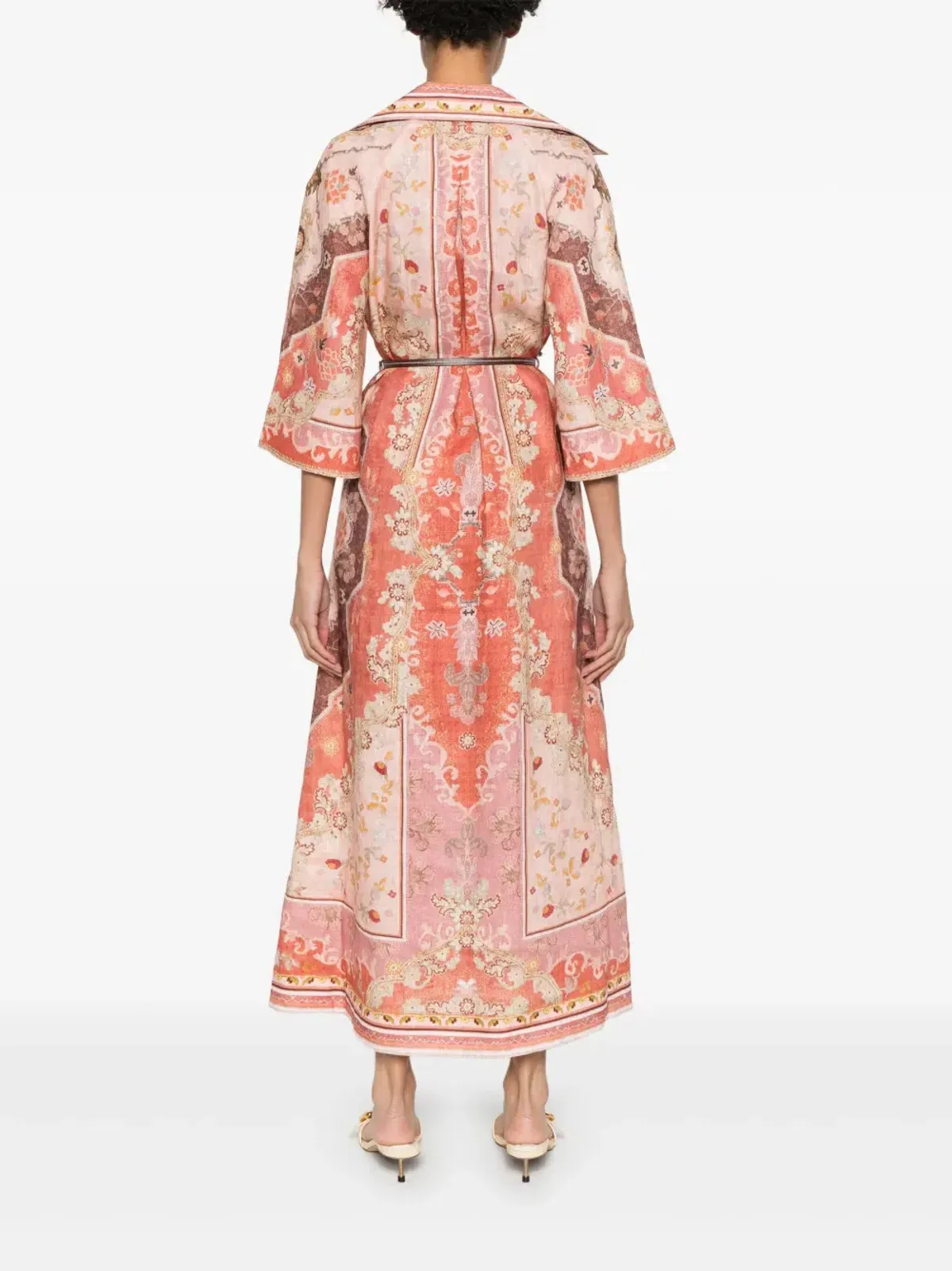 Zimmermann Wylie Midi Dress Multi Size 12 - Image 3