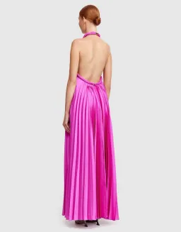 Acler Fixby Maxi Dress Violet Size 10 for rent on The Volte - image 3