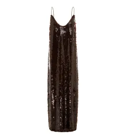 Alemais Geanie Sequin Gown In Chocolate Size L / AU 12 for rent on The Volte - image 5