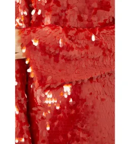 Alemais Geanie Sequin Long Gown in Red Size XL / AU 14 for rent on The Volte - image 4