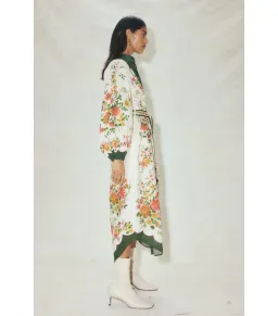 Alemais Elisabetta Midi Shirtdess Floral Size AU 14 for rent on The Volte - image 2