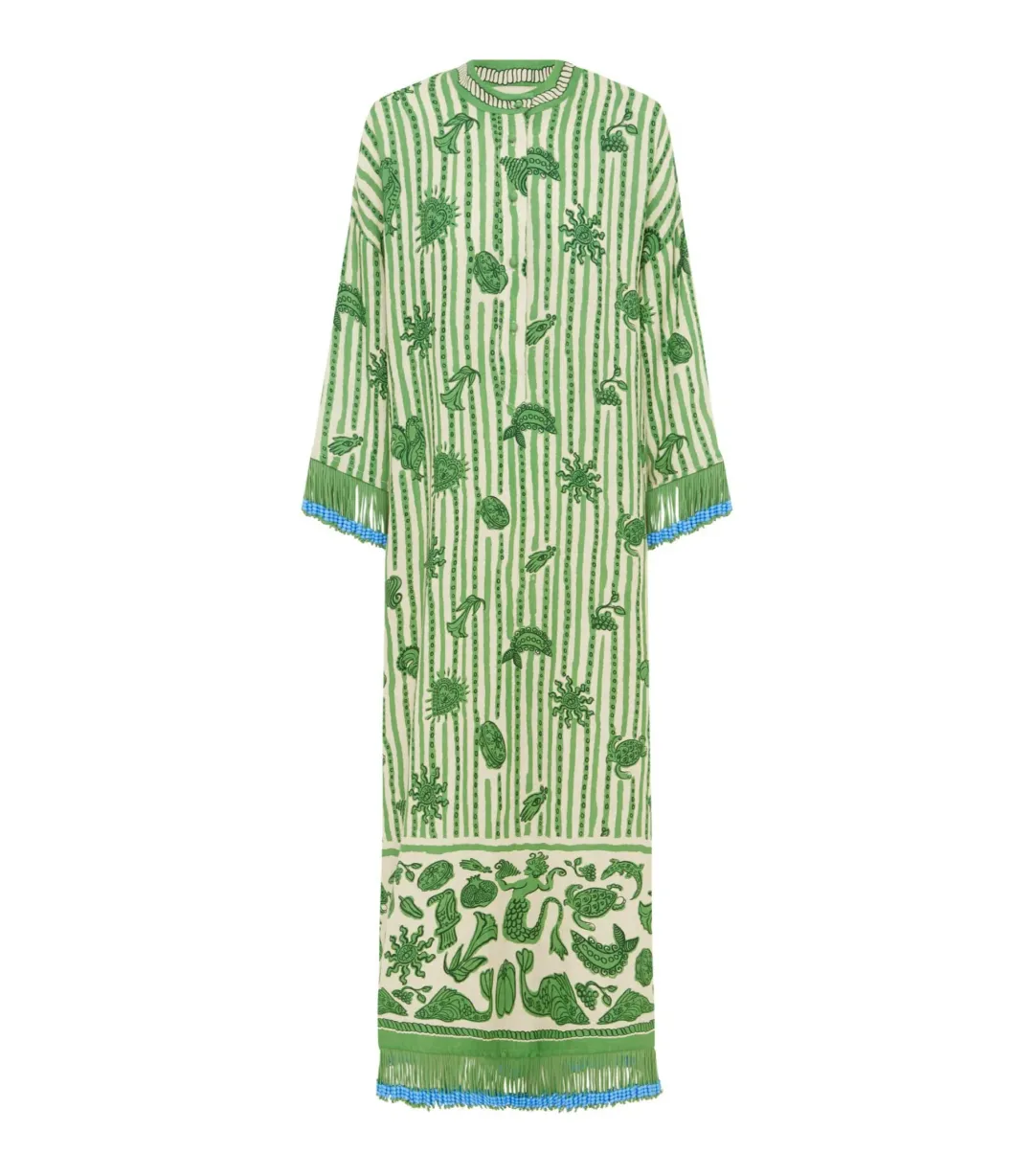 Alémais Lula Midi Dress Green Size AU 14 for rent on The Volte - main image