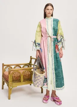 Alémais Rochester Midi Shirtdress Multi Size 16 for rent on The Volte - image 1