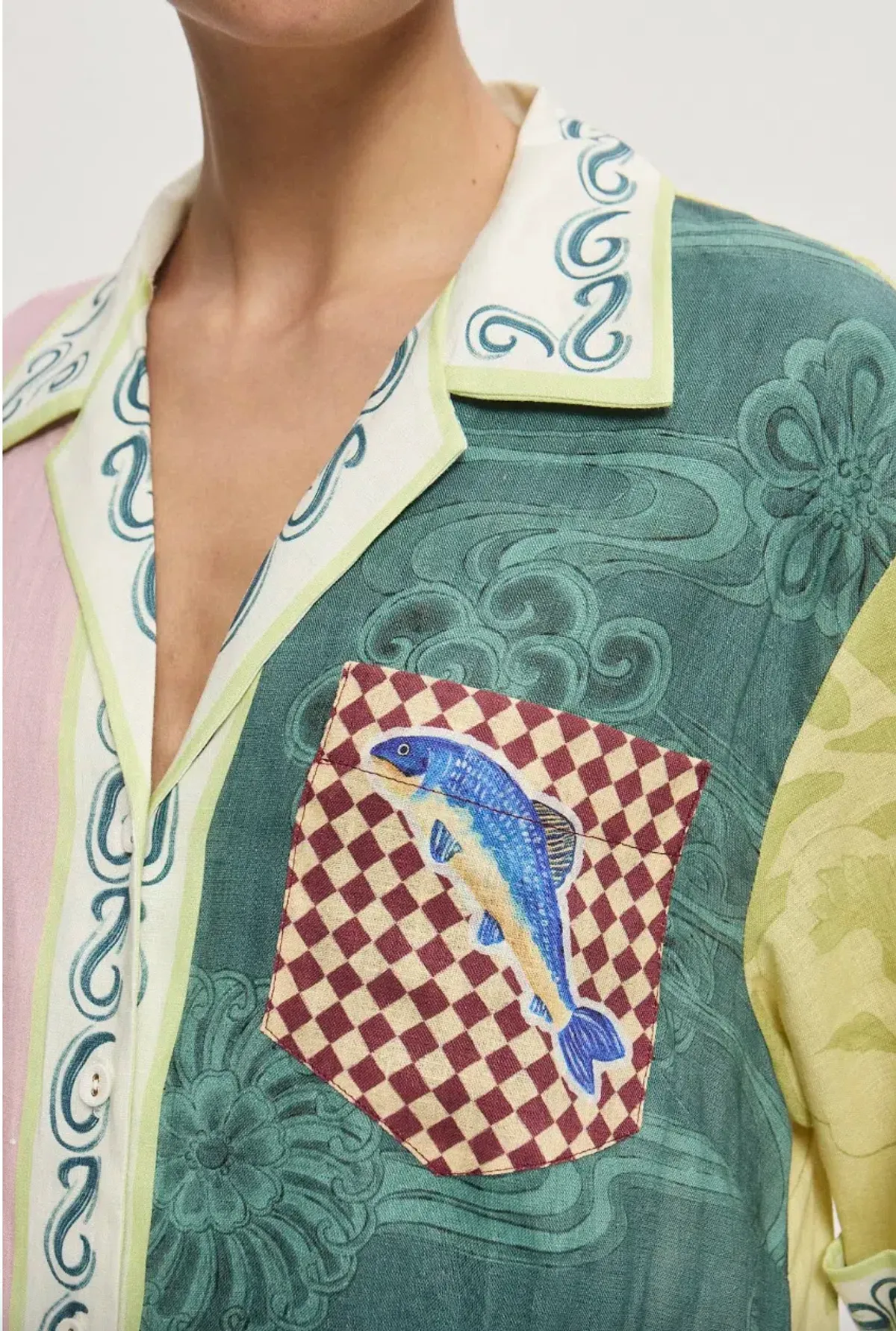 Alémais Rochester Mini Shirtdress Multi Size 16 - Image 4