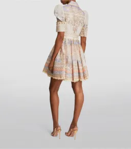 Zimmermann High Tide Mini Shirt Dress Odyssey Print Size 2 / AU 12 for rent on The Volte - image 4