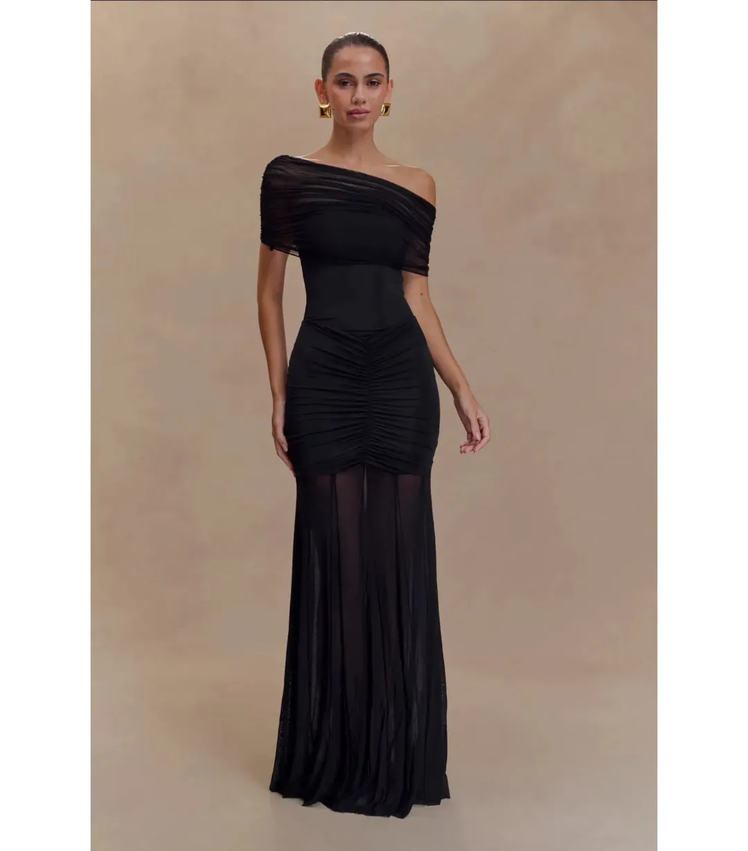 Meshki Caspian Maxi Dress Black Size XS / AU 6 for rent on The Volte - main image