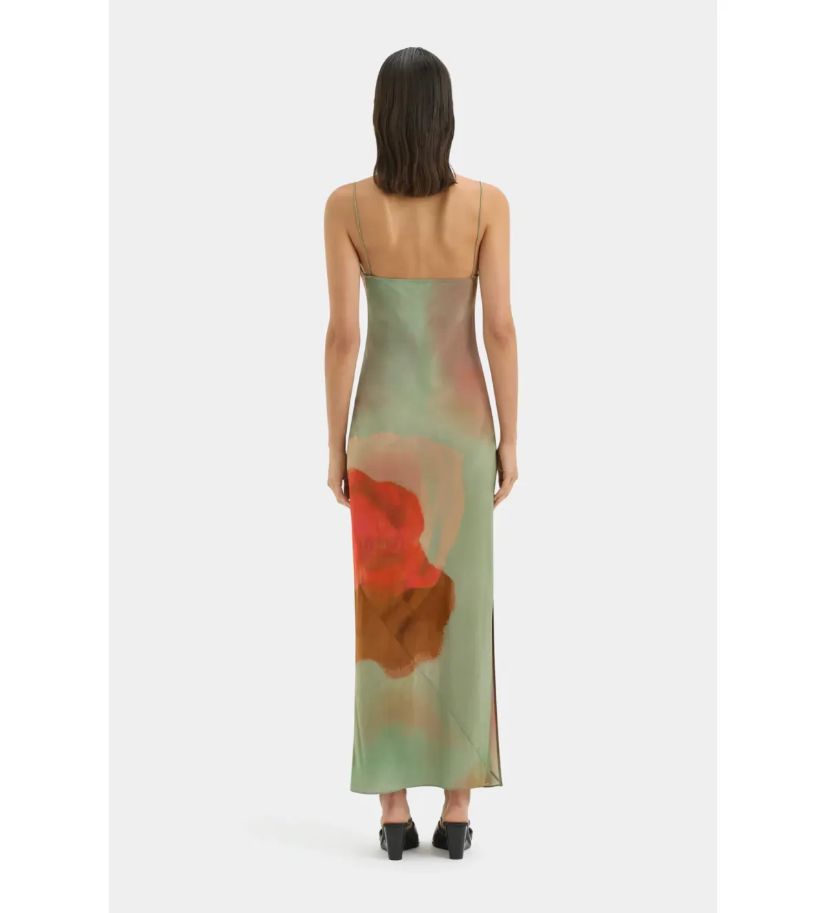 Sir The Label Calle Slip Maxi Dress Acquerello Print Size 0/AU 6 - Image 4