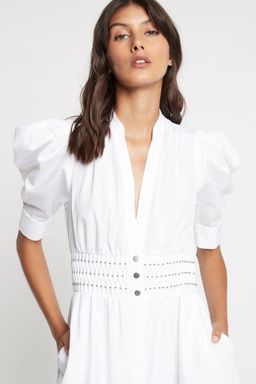 Sass and Bide Electric City White Shirt Dress size 10 for rent on The Volte - image 4