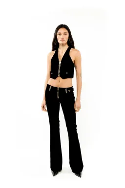ALICE By Alice McCall Valley Waistcoat Top in Black Size 14 for rent on The Volte - image 1
