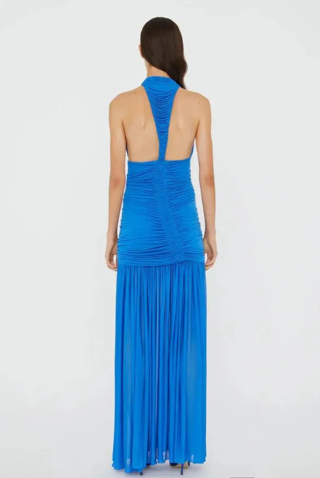 Christopher Esber Orion Gown in Lapis Size 8 for rent on The Volte - main image