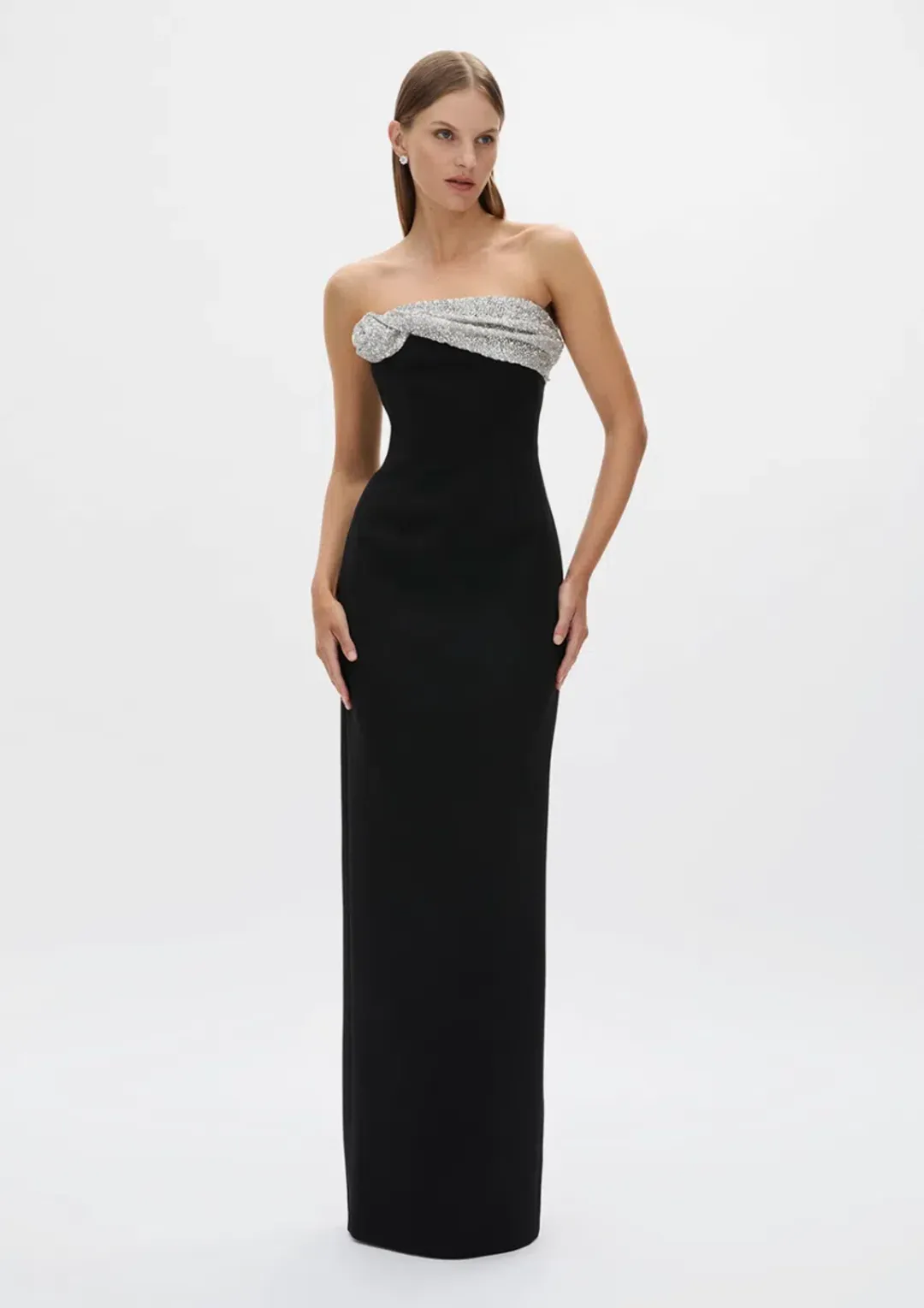 Rachel Gilbert Charlotte Gown Black Size 0 / AU 6 for rent on The Volte - main image