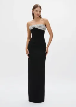Rachel Gilbert Charlotte Gown Black Size 0 / AU 6 for rent on The Volte - image 1