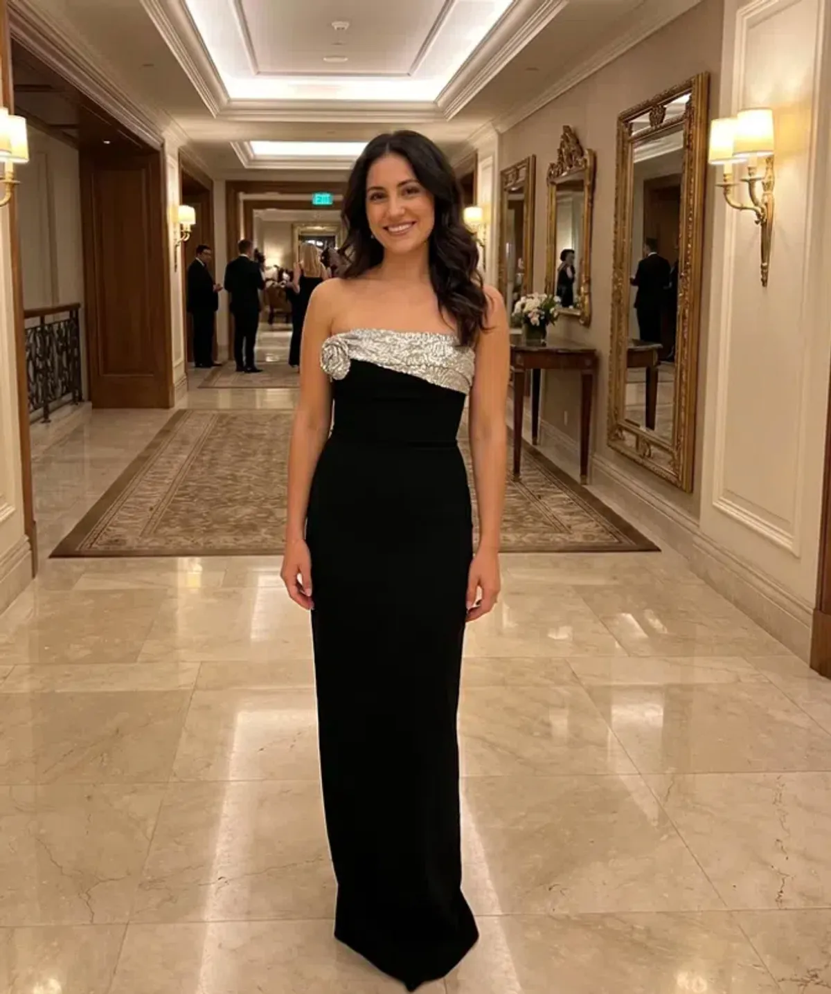 Rachel Gilbert Charlotte Gown Black Size 0 / AU 6 - Image 1