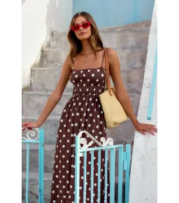 Mister Zimi Gigi Maxi Dress in Cookies and Cream Print Size AU 10 for rent on The Volte - image 2