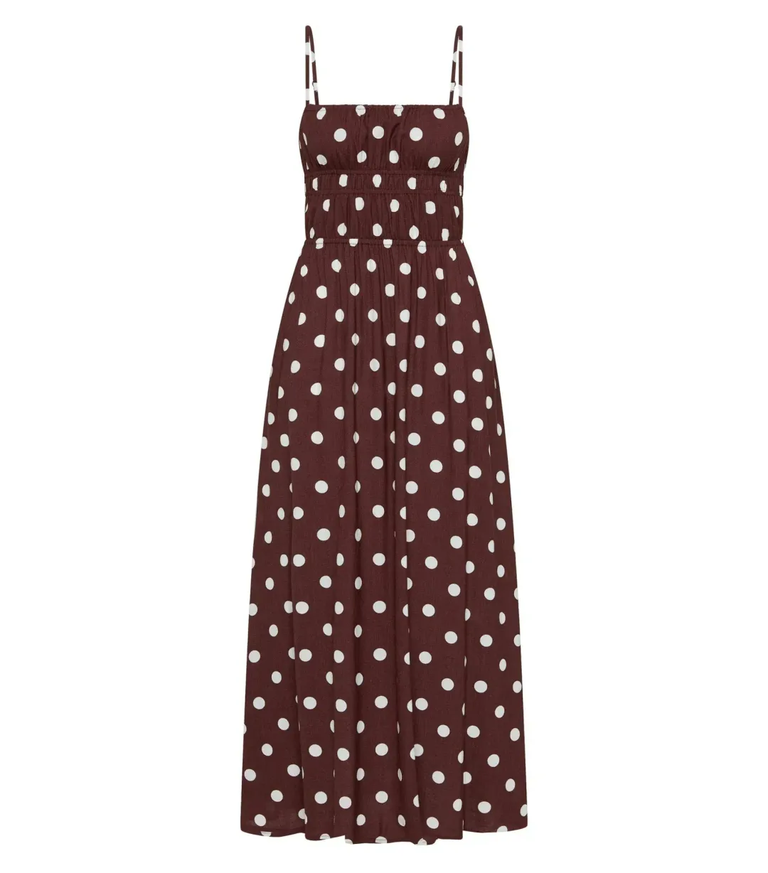 Mister Zimi Gigi Maxi Dress in Cookies and Cream Print Size AU 10 for rent on The Volte - main image