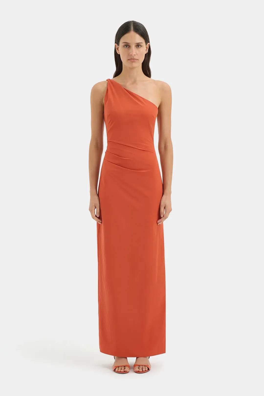 Sir the Label Rossana Gown in Terracotta Size 1/Au 8 for rent on The Volte - main image