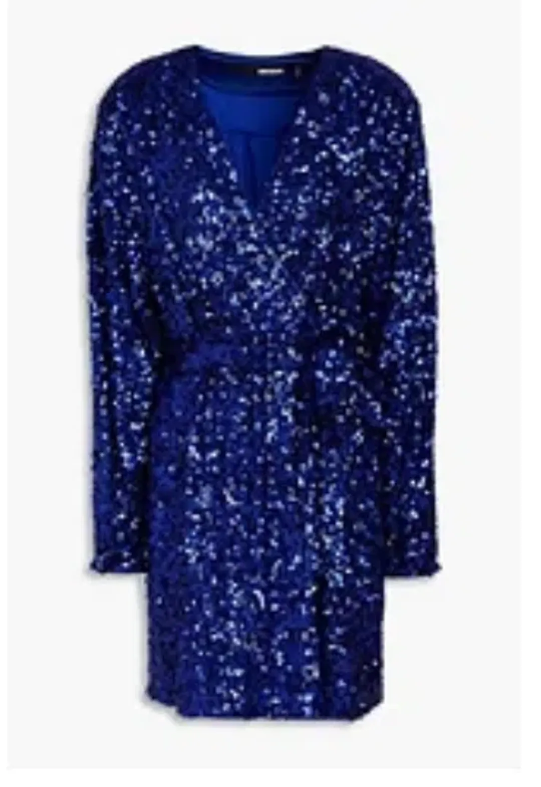 Rotate By Birger Christensen Sequinned Blue Mini Size 10 for rent on The Volte - main image