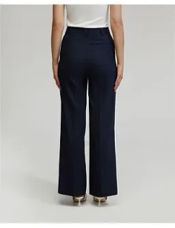 Oxford Lydia Wool Stretch Suit Trousers Navy for rent on The Volte - image 3