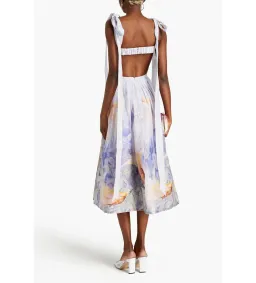 Zimmermann Candescent Bralette Gown Lavender Bird Size 2 AU 12 for rent on The Volte - image 4